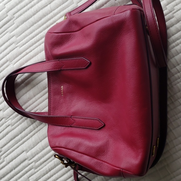 Fossil Sydney Satchel Raspberry - Picture 5 of 8